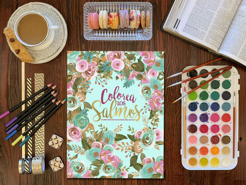 Libro De Colorear Goodmi Colorea Los Salmos Para Adultos