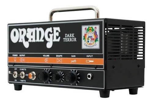 Imagen 1 de 5 de Amplificador Orange Terror Series Dark Terror Valvular para guitarra de 15W color negro 230V - 240V