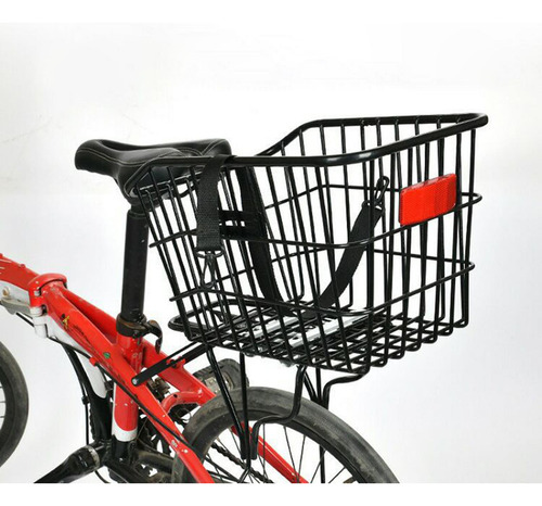 Cesta De Bicicleta Traseira Para Animais De Estimação,