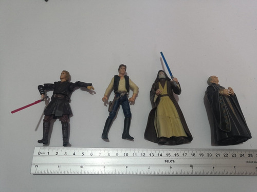 Anakin Obi Wan Han Solo Palpatine Loose Incompletos Set