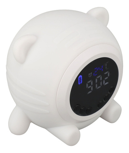 Reloj Despertador Digital Con Ruido, 17 Niveles, Recargable,