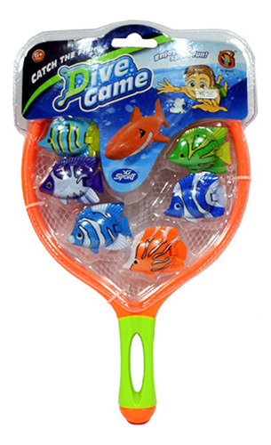 Set De Juego De Pesca Con Peces Y Red