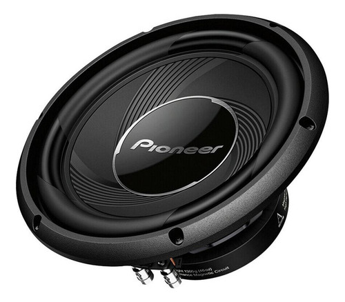 Pioneer Subwoofer 10 Polegada Ta A25s4 1200w Bobina Simples Preto