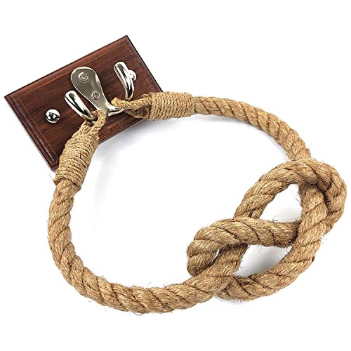 Juego De 2 Abrazaderas De Cortina De Cuerda De Yute Cor...
