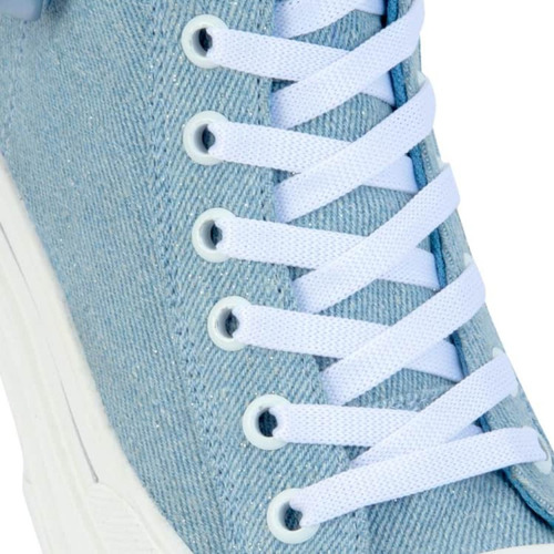 Tenis Botín De Mezclilla Niñas Bambino Azul Mezclilla