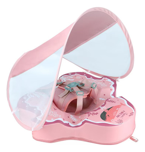 Flotador Bebe Non Inflable Salvavidas Con Toldo Playa Nataci
