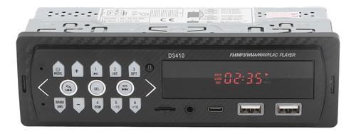 Reproductor Multimedia Para Coche, Radio Mp3 De Un Solo Din,