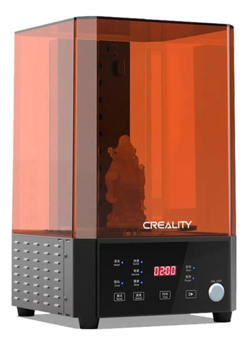 Lavadora de curadoria de resina Creality Uw-01 - Para impressão 3D em cores laranja escuro