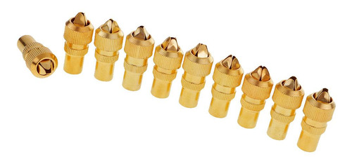 10 Piezas De Rf Conector Cable Rg-6 Adaptador Accesorios