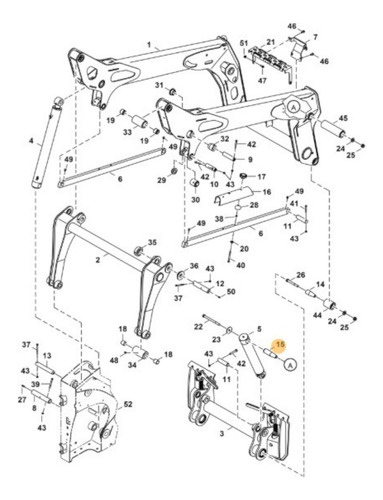 Perno Conico De Brazo De Levante Bobcat - 7148031