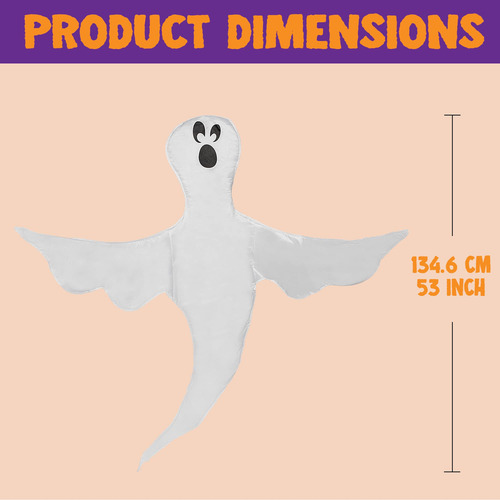 Fantasma Estilo Lindo Para Decoracion De Poste 53 Pulgadas