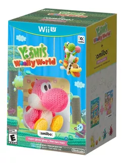 Amiibo De Yoshi Woolly World + Pink Yarn De Yoshi - Wii U