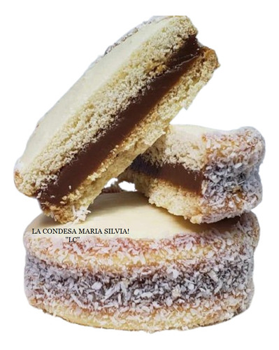 Alfajores De Maicena Artesanal Creéme Se Deshacen En Boca!! 