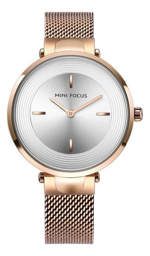 Reloj Pulsera Para Mujer Mini Focus Acero Inoxidable Elegant