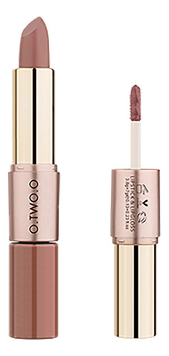 Lápiz Labial Delineador De Labios T 2 En 1, Brillo De Labios