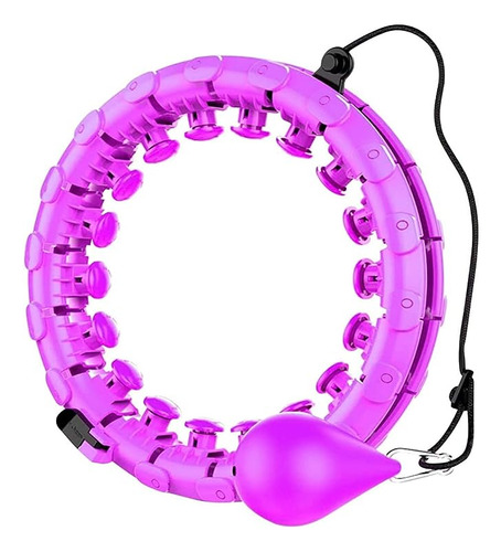 Mad Heat Hula Hoop Inteligente Con Peso Morado Aros Hula Par