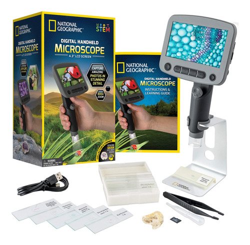 National Geographic Microscopio Digital Para Niños: Micros.
