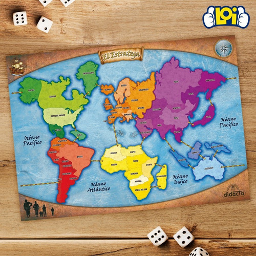 Imagen 2 de 2 de Juego El Estratega Didacta Tácticas De Guerra Loi