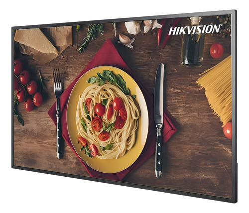 Pantalla para proyector eléctrica Hikvision DS-D6055UN-B(IN) con medida diagonal de 55" - voltaje 127V