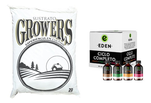 Growers Original 20lt. Eden Pack Ciclo Completo