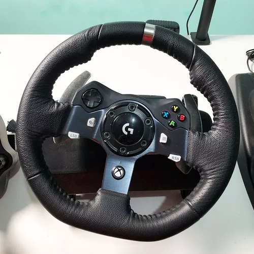 Volante Logitech G920 + Câmbio Driving Force Shifter P/ Xbox