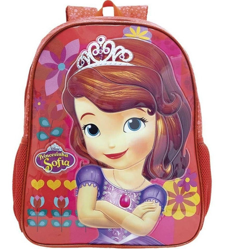 Mochila Costas Infantil Sofia Princesinha G Xeryus