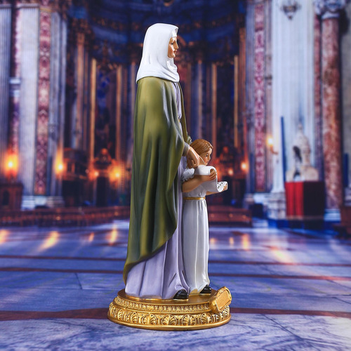 Con El Niño Virgen María Estatua Nuestra Señora Jardín