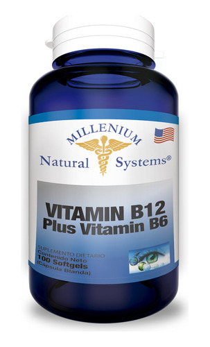 Vitamina B12+b6 De Millenium Na - Unidad a $493