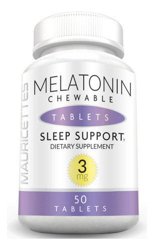 Mauricettes Melatonina Natural 3mg 50 Tabletas Masticables