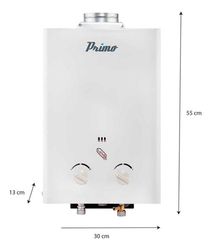 Calentador Instantáneo Iusa - Primo 6 L X Minuto Para Gas Lp