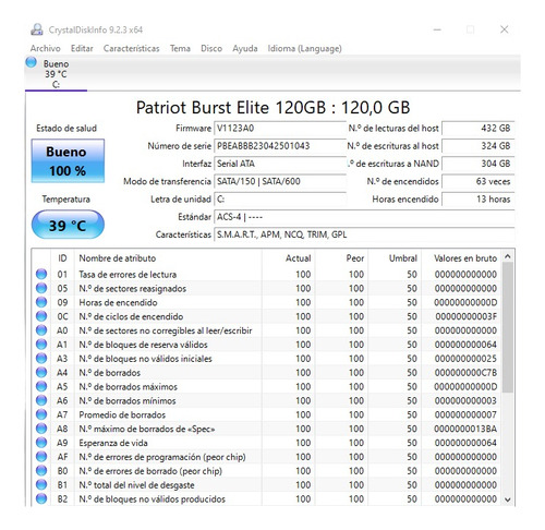 Computadora Athlon X2 2.7 Ghz 4 Gb Ram 120 Gb Ssd Windows 10 (Usado)