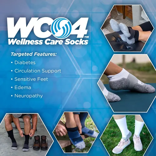 Orthosleeve Wc4 - Calcetines De Bienestar Para Diabetes, Ede