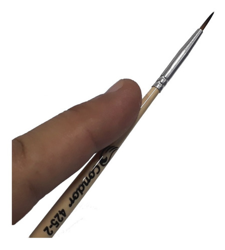 Pincel Formato Redondo 425 2 Konex Ocre Condor 88659