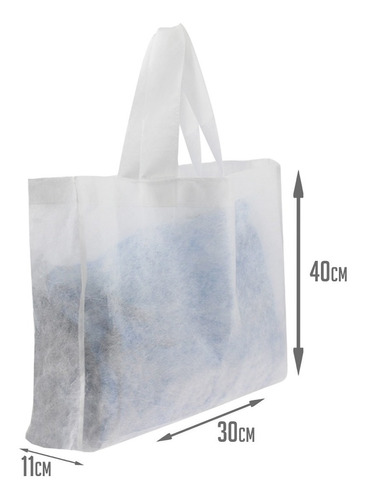 Bolsa Tela Solubag Con Asa, 40x30x11 Ecológica  50 Unidades