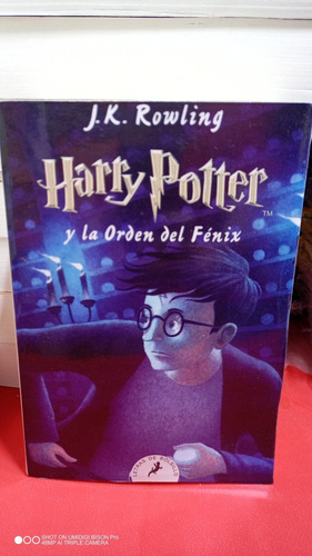 Libro Harry Potter Y La Orden Del Fénix. J. K. Rowling. 