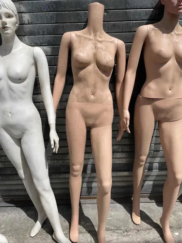 Maniquíe Mujer Plástico Cuerpo Completo Desarmable Sin Base (Usado)