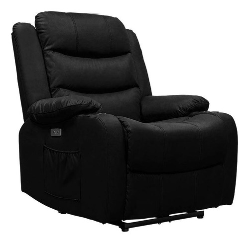 Poltrona Eletrica Zinnia Francis, Preto, Znc-frnc-pt01