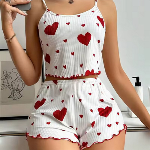 Pijama Mujer Super Comodo Pantalon Corto Y Top
