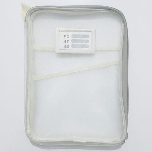A 5 X Bolsas De Documentos De Malla Con Cremallera A4 Bolsa