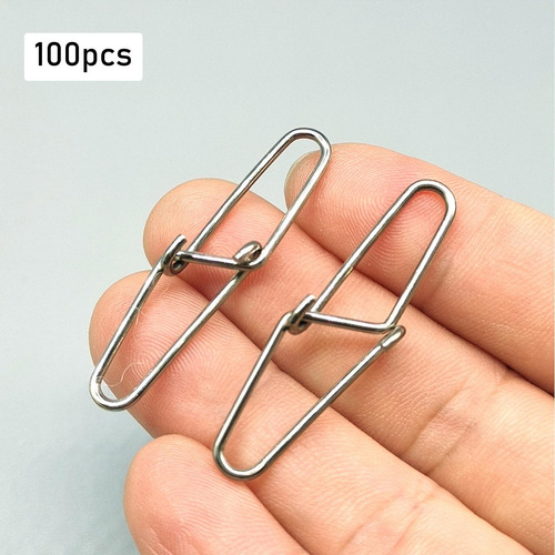 100 Broches De Pesca, Clips Para Señuelos De Modelo 0