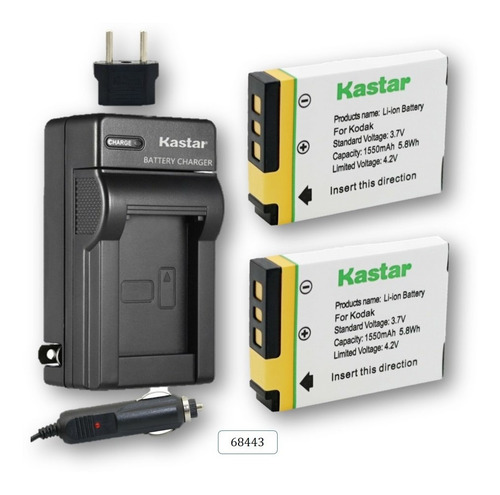 Cargador + 2 Baterias Mod. 68443 Para Kodak Easyshare V1003