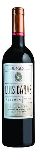 Vino Tinto Español Luis Cañas Reserva 750ml