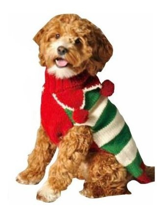 Chilly Dog Christmas Elf Dog Sweater Xxlarge