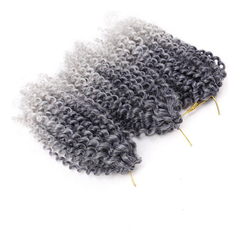 3 Pcs/pack Crochet Hair Curly Extensions 8 Inch Synthetic Bo