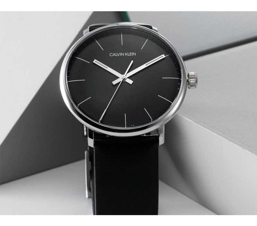 Calvin Klein High Noon Quartz Black Dial K8m211c1 Executive