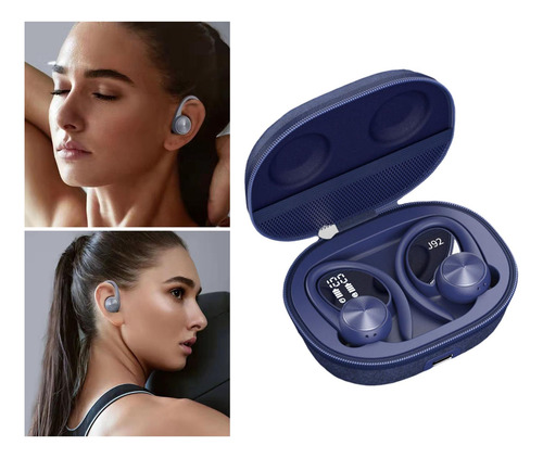 Auriculares Inalámbricos Bluetooth 5.0 Con Ganchos Azul