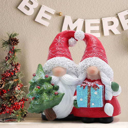 Romántico Pareja De Elfos Combinando Navidad Y Rom...