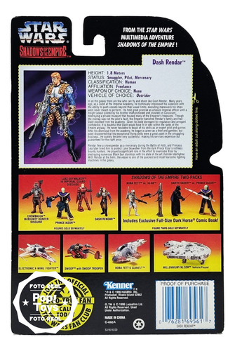 Kenner - Shadows Of The Empire - Star Wars - Dash Rendar