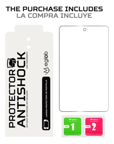 Protector De Pantalla Antishock Para Cube Iwork8 Air