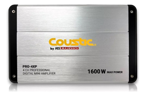  Amplificador Coustic Pro-4xp 1600w 4 Canales Clase Ab